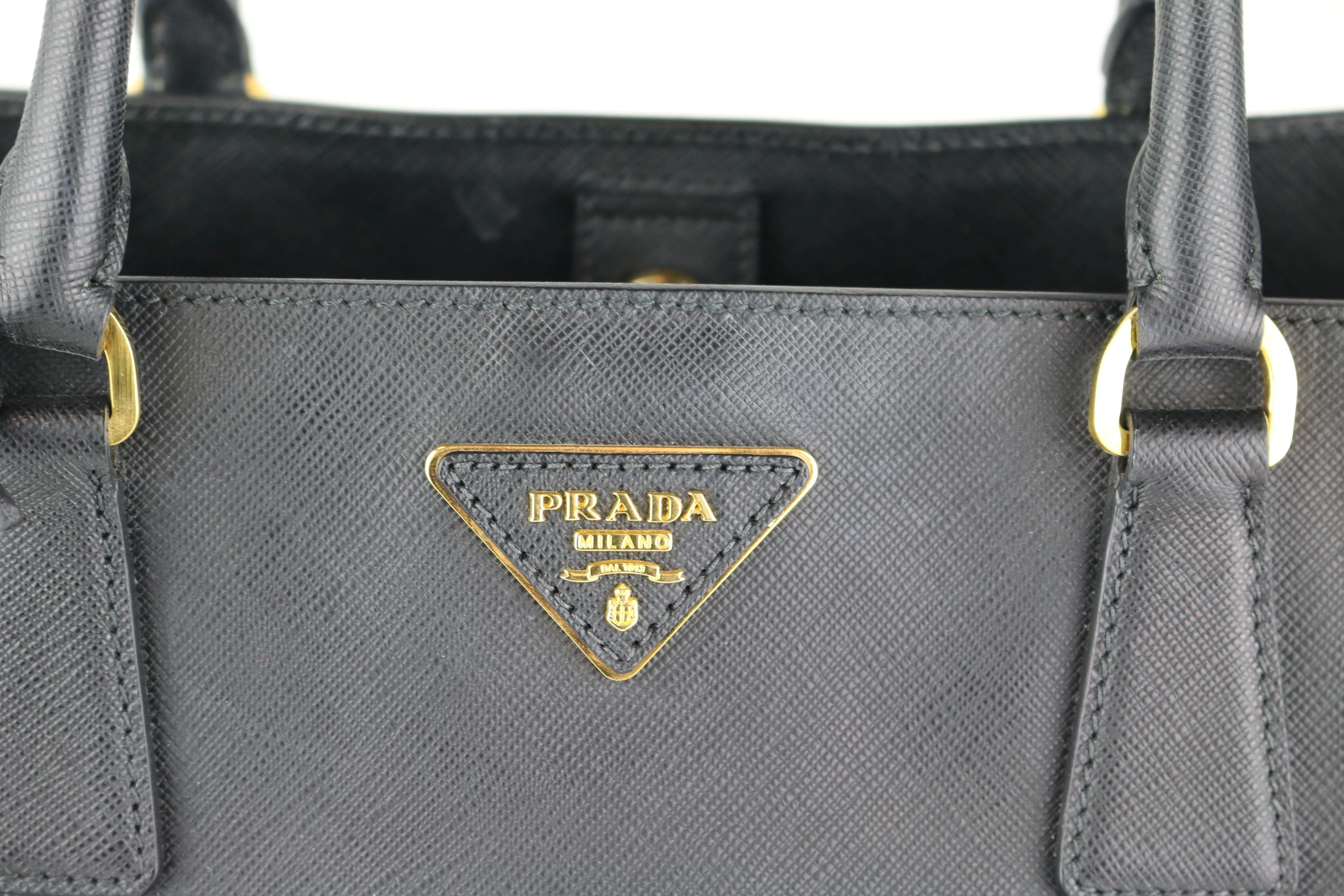 Black Saffiano Tote