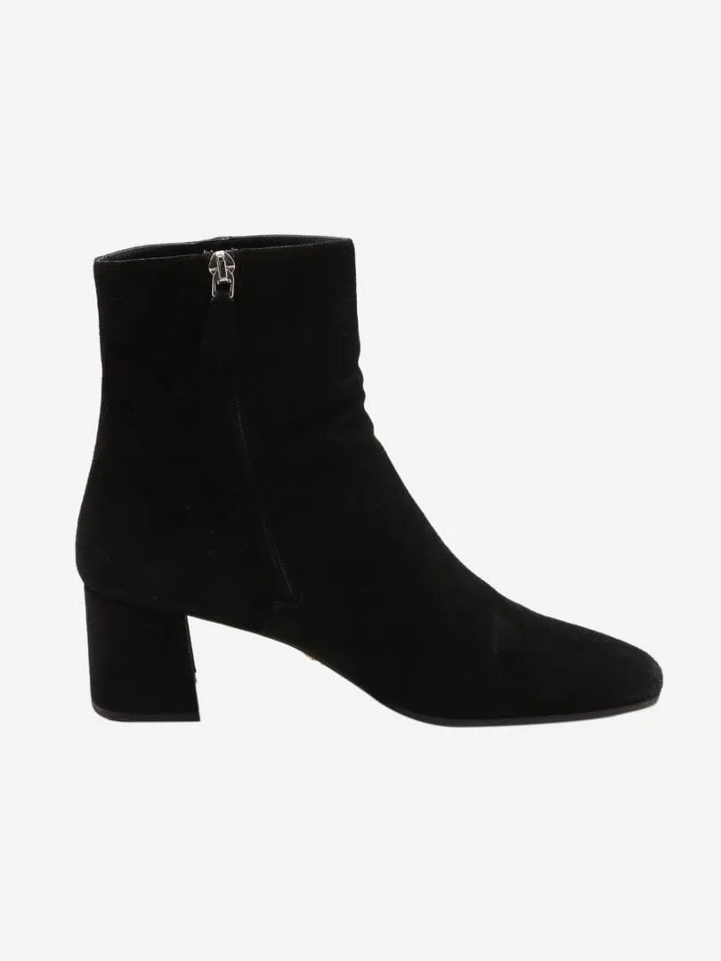 Black suede ankle boots - EU 37