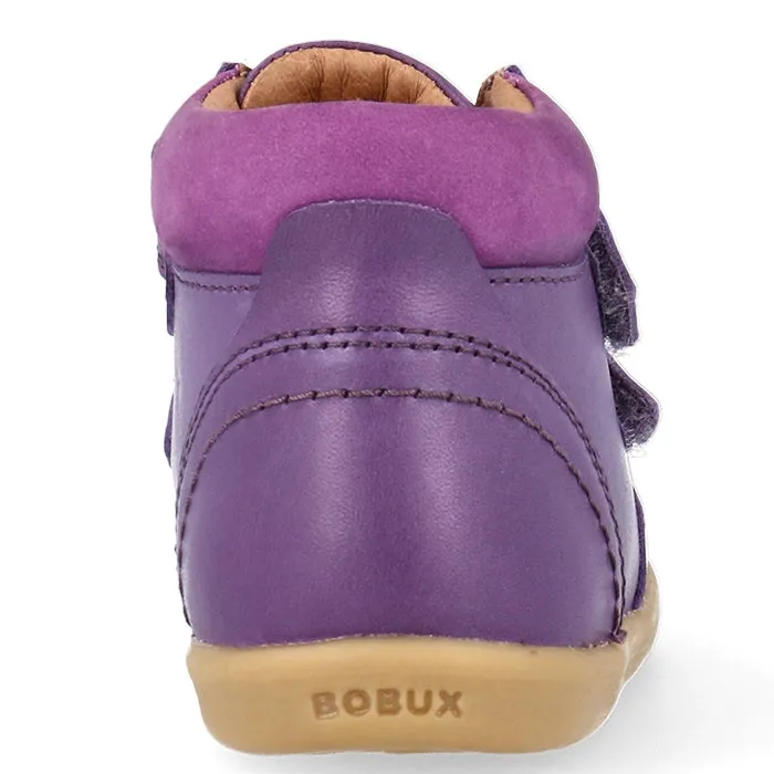 Bobux Iwalk Timber Indigo Purple Leather Boot 632625