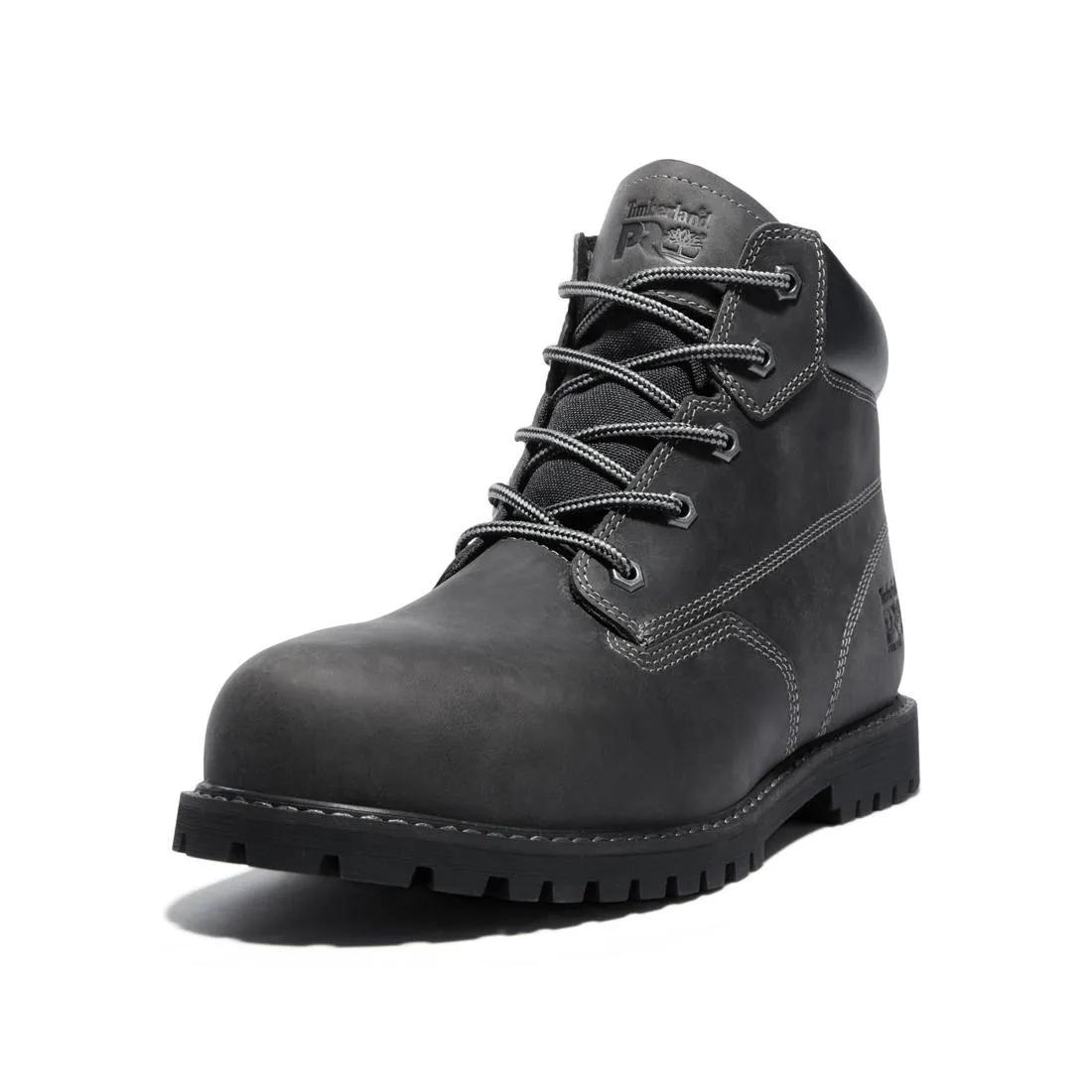 Gritstone 6 Inch Steel-Toe Work Boot Black