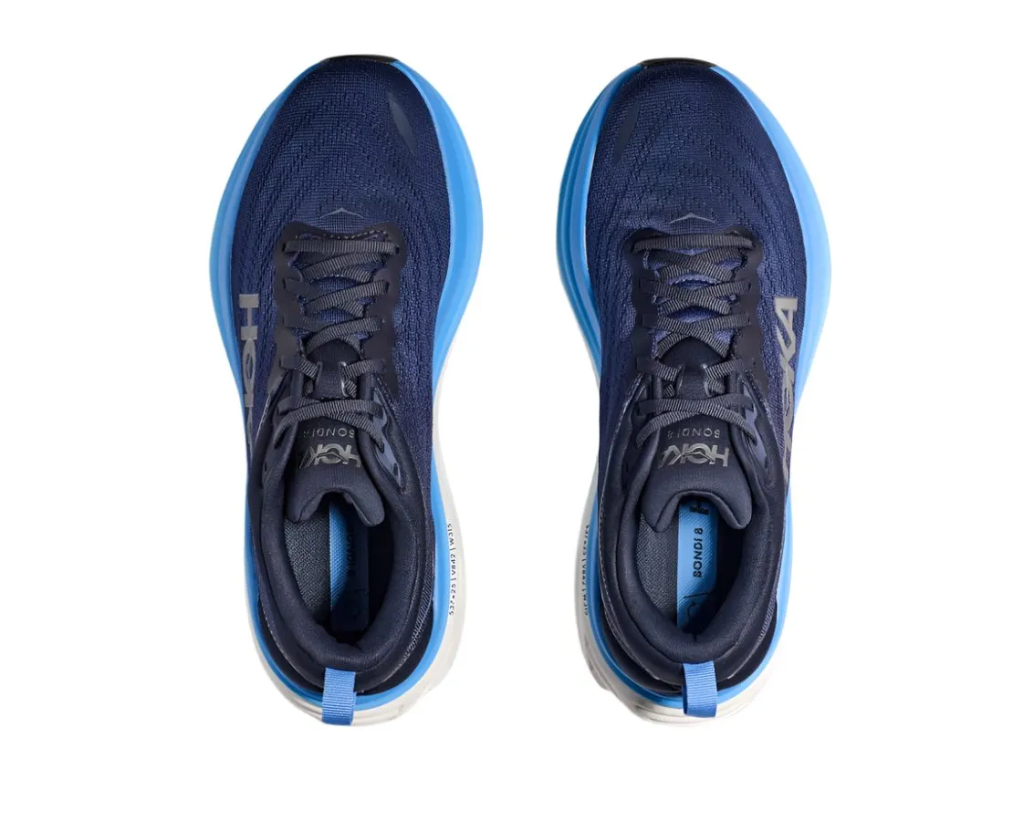 Hoka Men's Bondi 8 Outer Space / All Aboard Wide