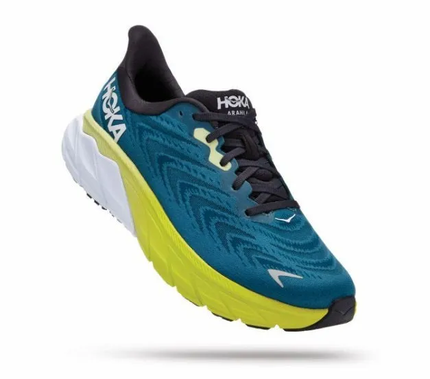 Men's HOKA ARAHI 6 (2E Width) BGBCR - M-1123196 BGBCR - BLUE GRAPHITE/BLUE CORAL