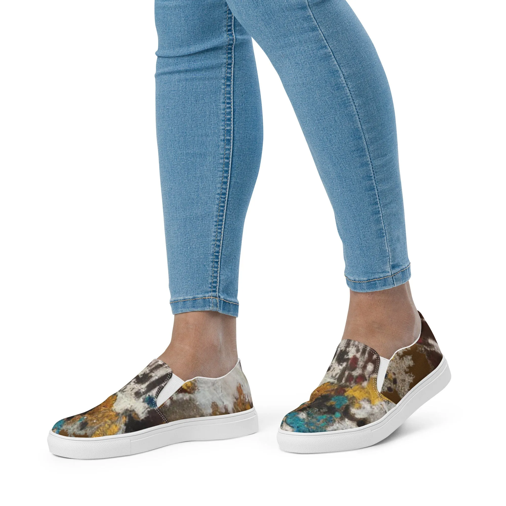 ORIGEN. Women’s slip-on canvas shoes