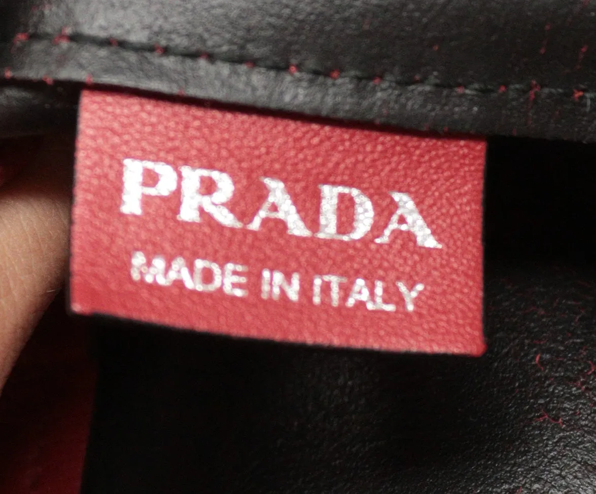 Prada Red Leather Handbag