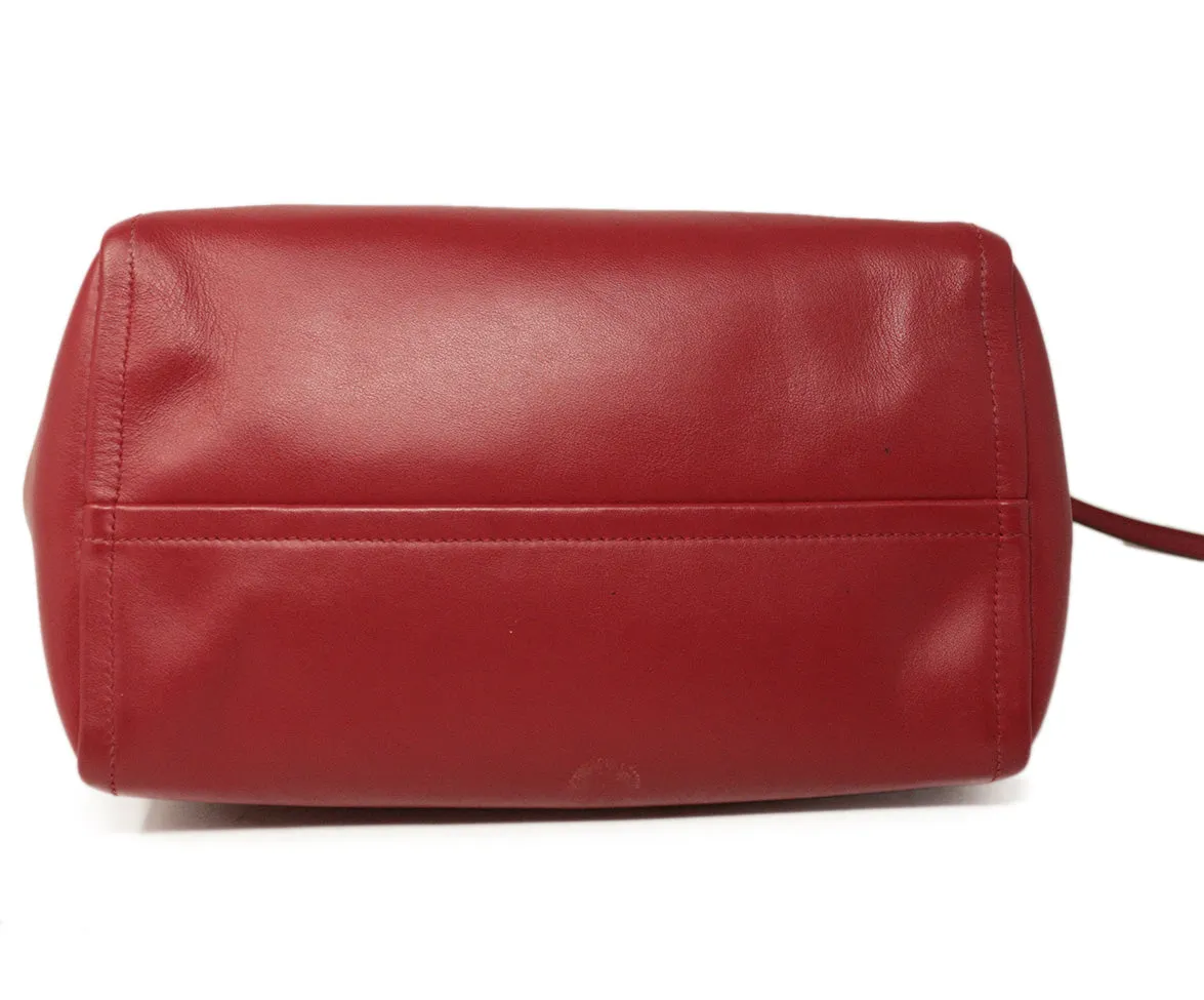 Prada Red Leather Handbag