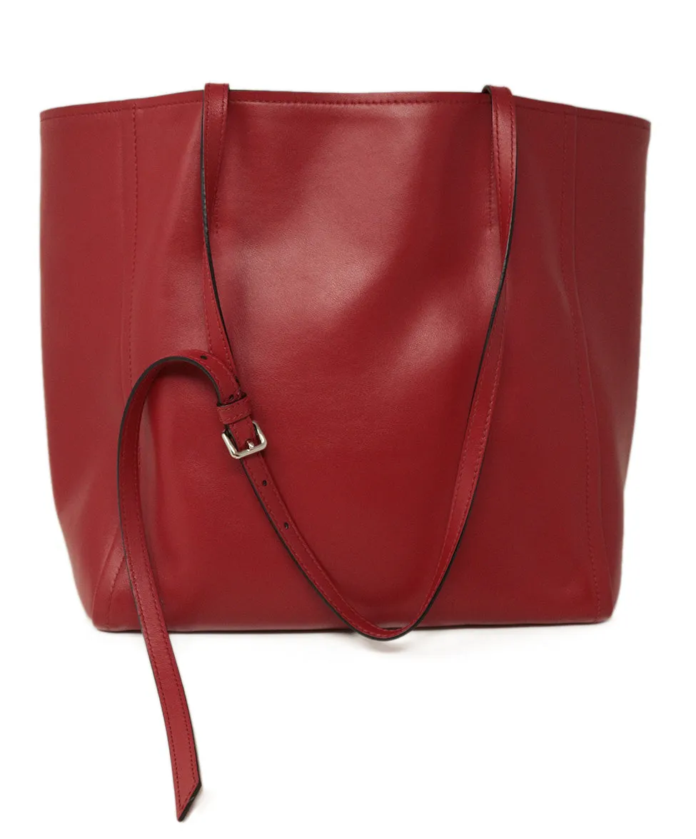 Prada Red Leather Handbag