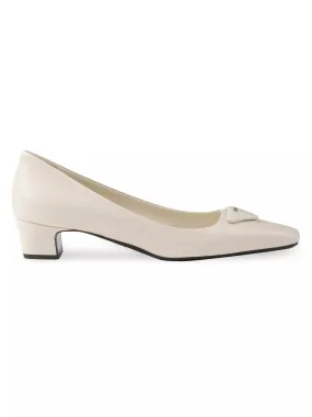 Prada Saffiano Logo Pumps