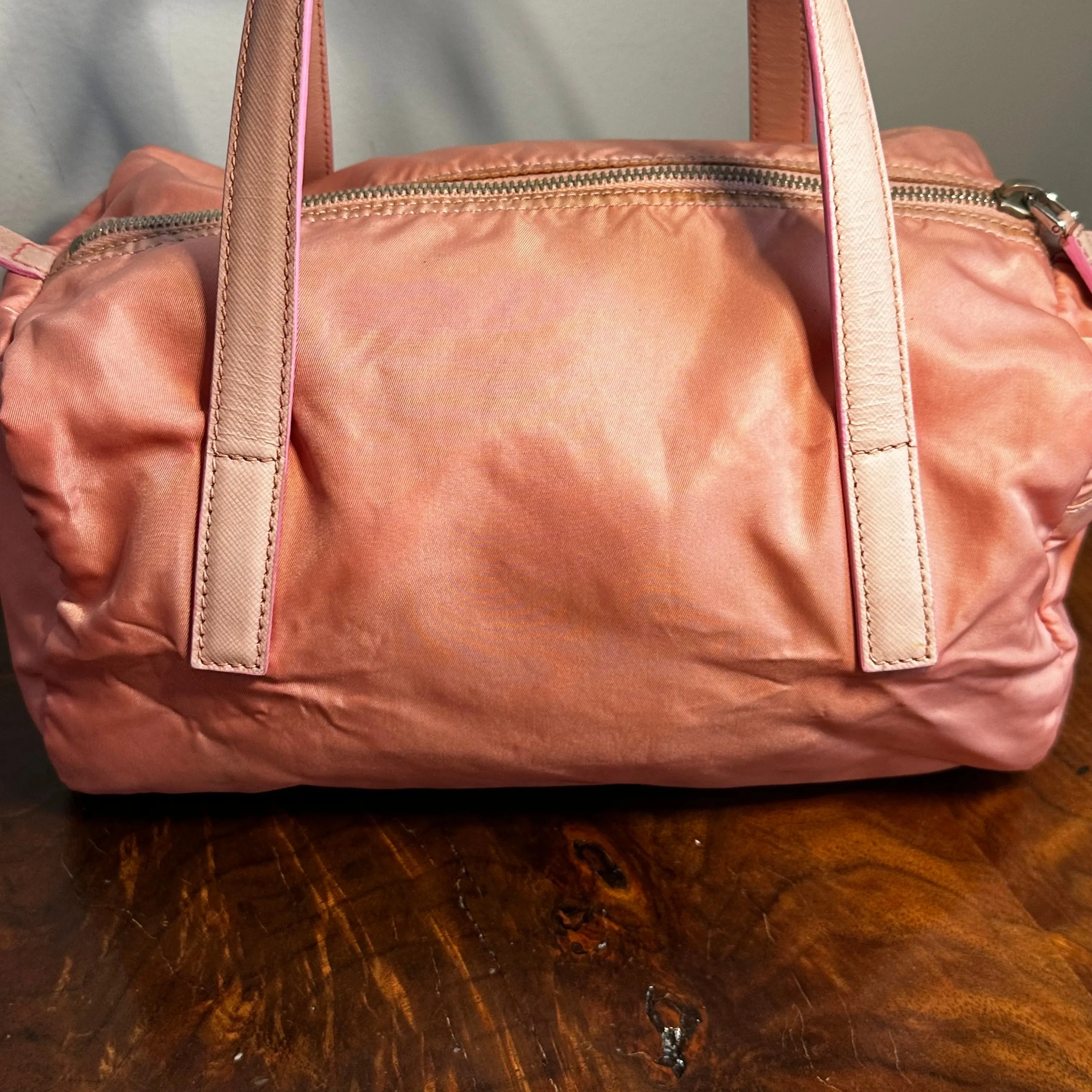 The Junco Tote - Vintage Prada in Peachy-Pink