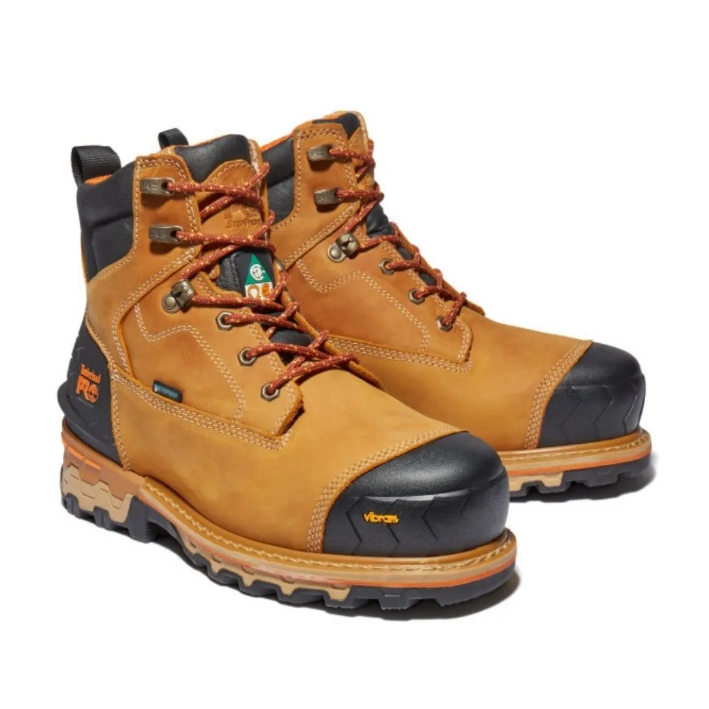 Timberland PRO Boondock Men's 6" Waterproof Composite Toe Safety Boot TB0A2A8A231 - Wheat