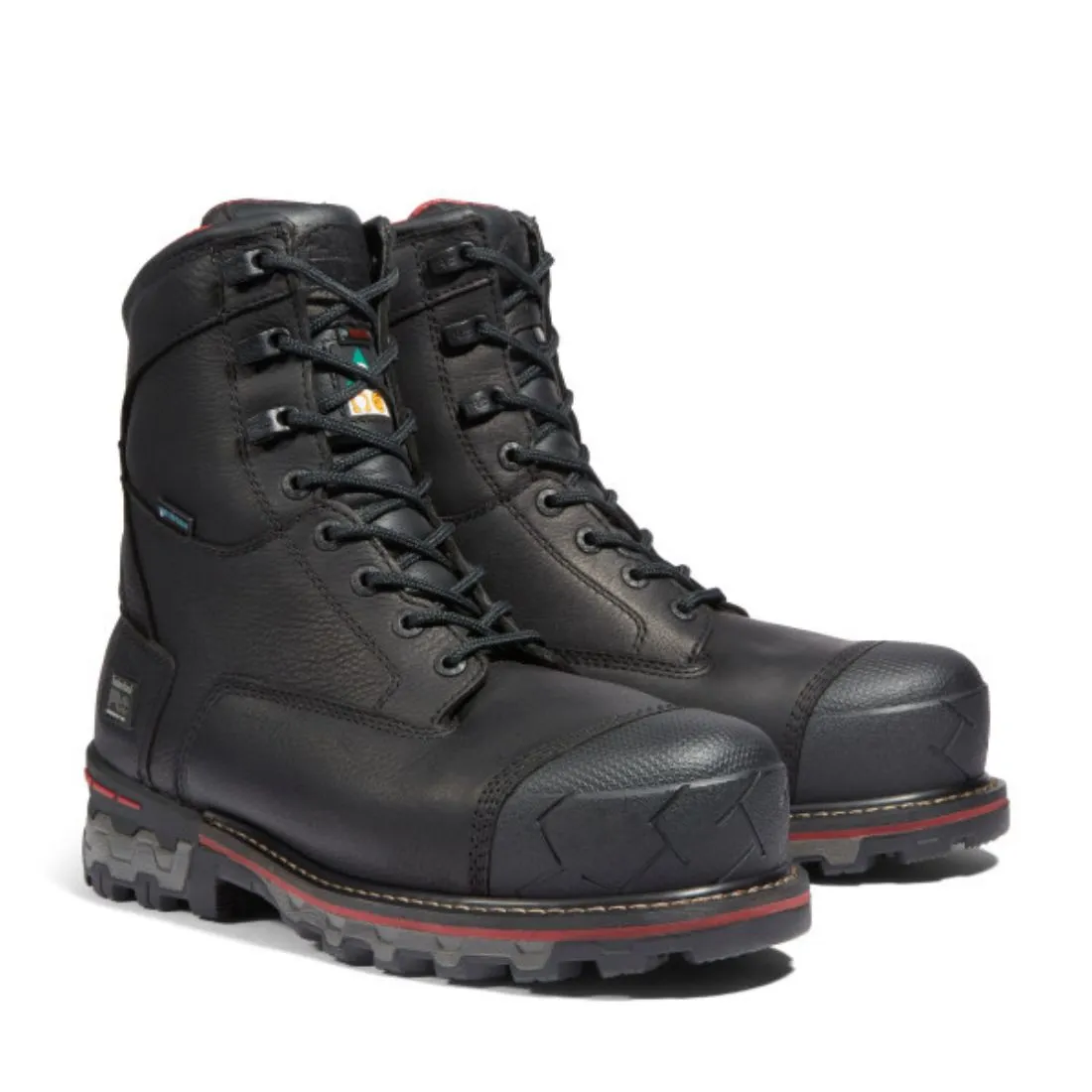 Timberland PRO Boondock Men's 8" Composite Toe Work Boot With 1000gms Insulation A131D-BLK