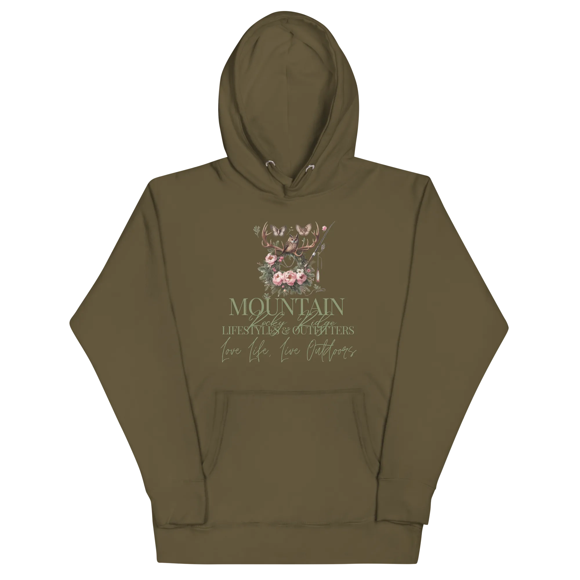 Unisex Hoodie  Exclusive Love Life Live Outdoors MRRL&O Print Designs