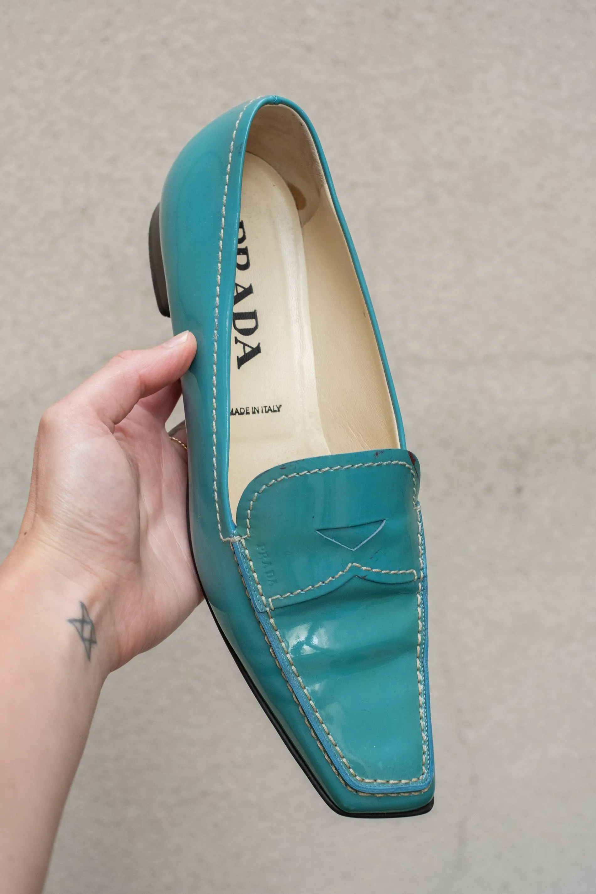 Vintage Prada Patent Leather Loafer